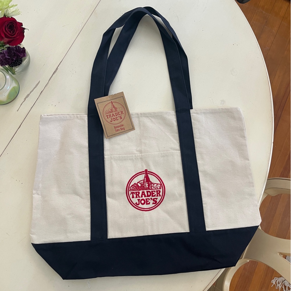 Trader Joe’s Navy Tote Bag